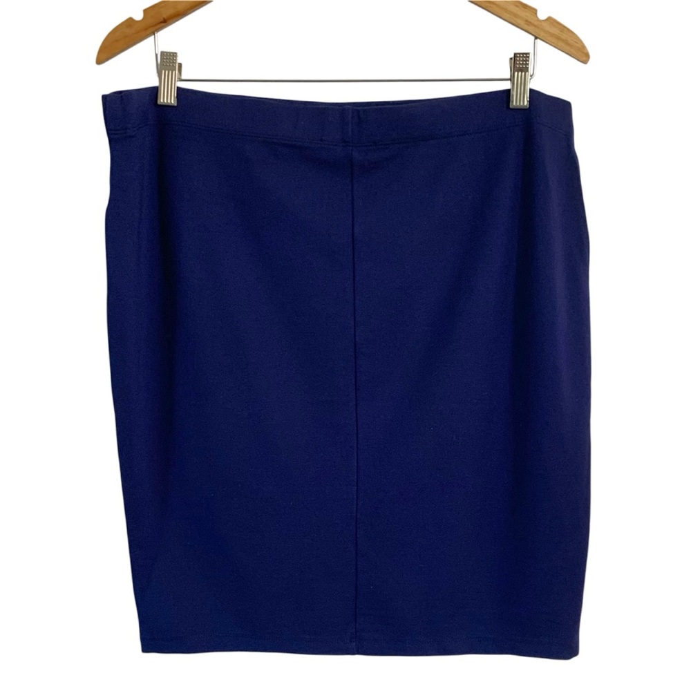 FOREVER 21+ Plus Royal Blue Stretch Pencil Skirt Sz XXL